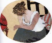 Edouard Vuillard oval negligee oil painting artist